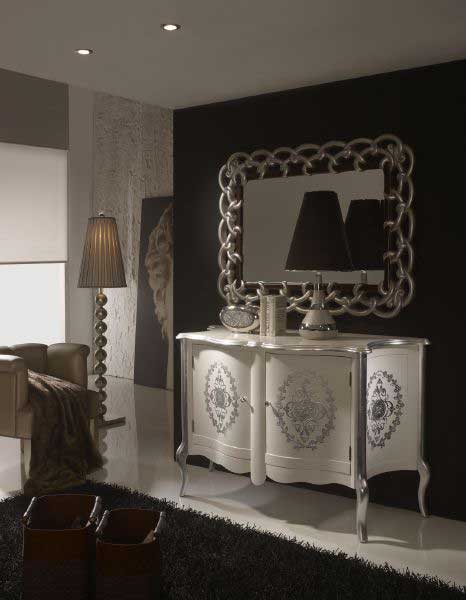 aparador blanco plata Blog de artesania y decoracion Artesanato Com Jornal Enrolado ~ aparador blanco plata Blog de artesania y decoracion