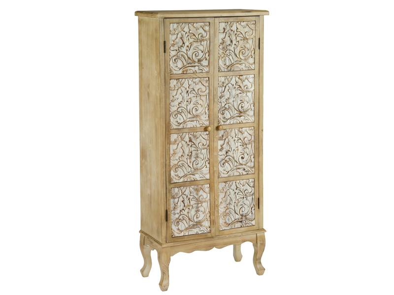 Armario 2 Puertas Natural Tallado Aldus | Blog de artesania y decoracion