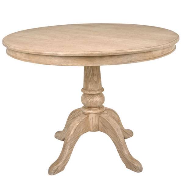 Mesa Salon Redonda Roble Haix | Blog de artesania y decoracion