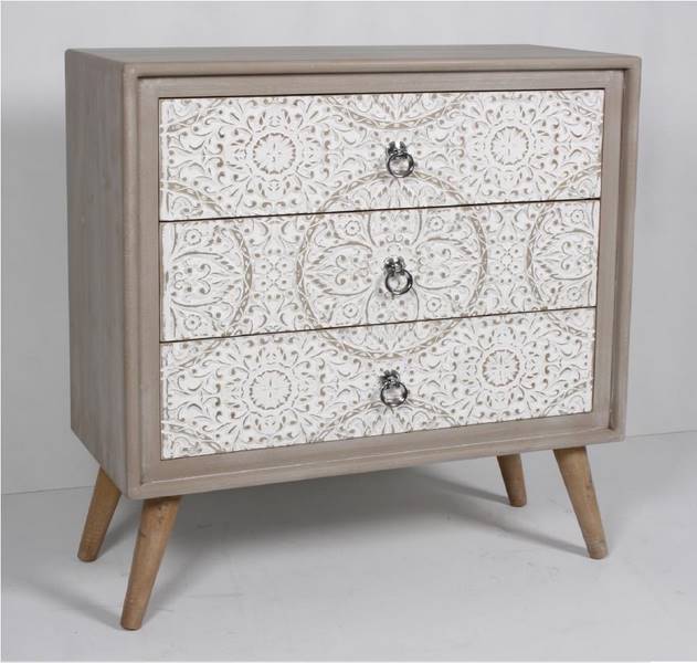 Comoda Cajones Tallados Aileme | Blog de artesania y decoracion