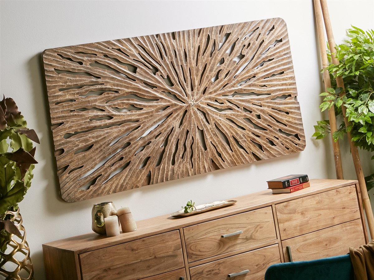 Panel tallado decoracion pared | Blog de artesania y decoracion