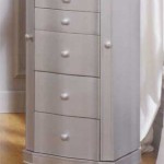 Mueble joyero color plata