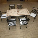 Conjunto de 6 sillones y mesa jardin