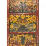 Armario 6 puertas oriental, armario pintado a mano, armario chino
