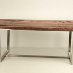 Mesa Comedor Aluminio Madera Eve