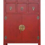 Mueble Auxiliar Rojo