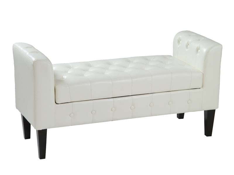 Banco Baul Poli Piel Blanca Crema Arquel Blog de artesania y decoracion Banco Baul Poli Piel Blanca Crema Arquel Blog de artesania y decoracion