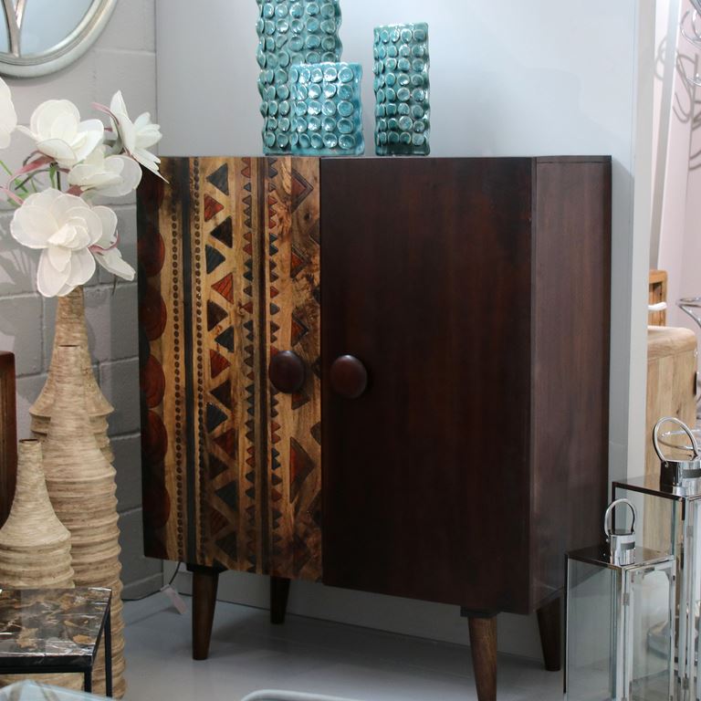 Armario Bajo 2 Puertas Decoradas Estilo Étnico Barisala | Blog de