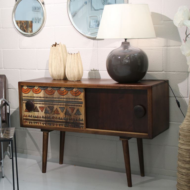 Mueble Aparador Recibidor Étnico 2 Puertas Correderas Barisala | Blog