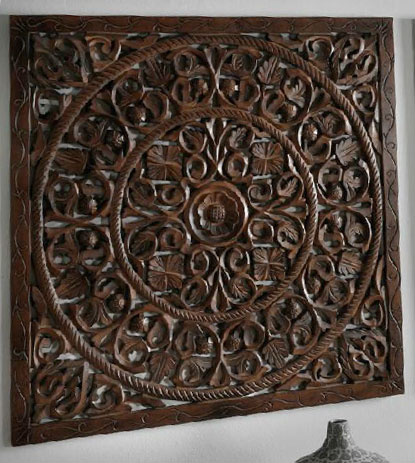 Cuadro Tallado Madera nogal | Blog de artesania y decoracion