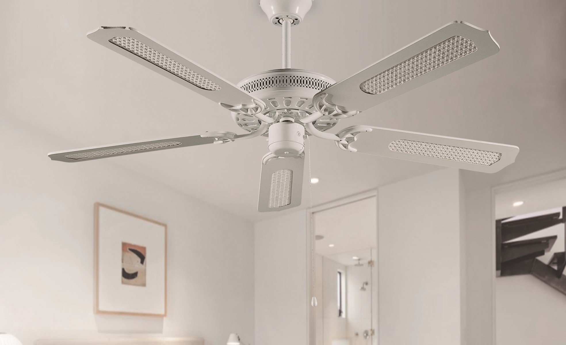 Ventilador de techo clasico blanco | Blog de artesania y decoracion