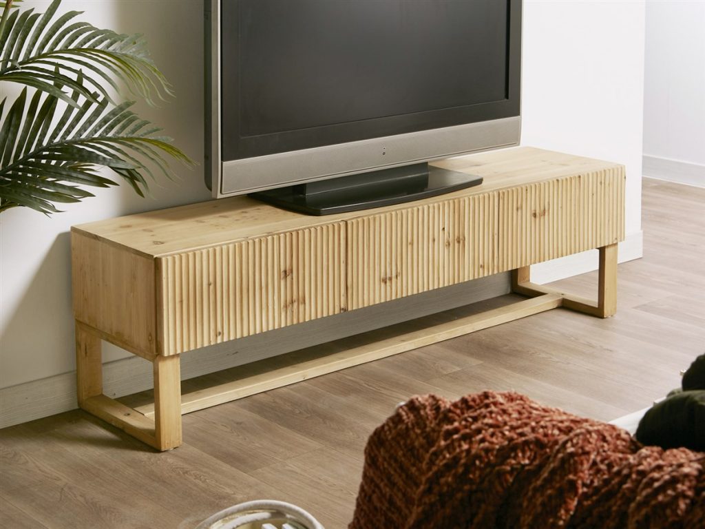 Mueble television moderno 2 cajones