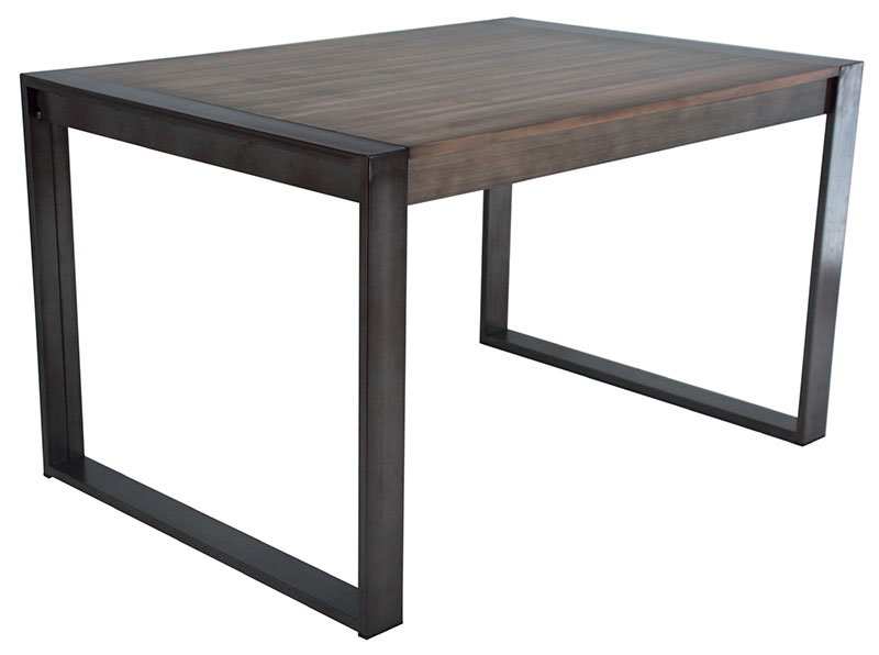 Mesa comerdor extensible forja madera