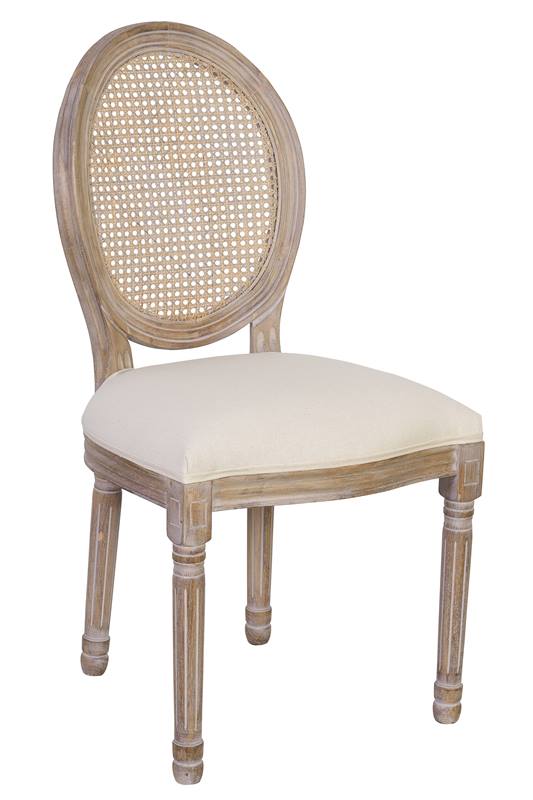 Silla clasica comedor respaldo rejilla