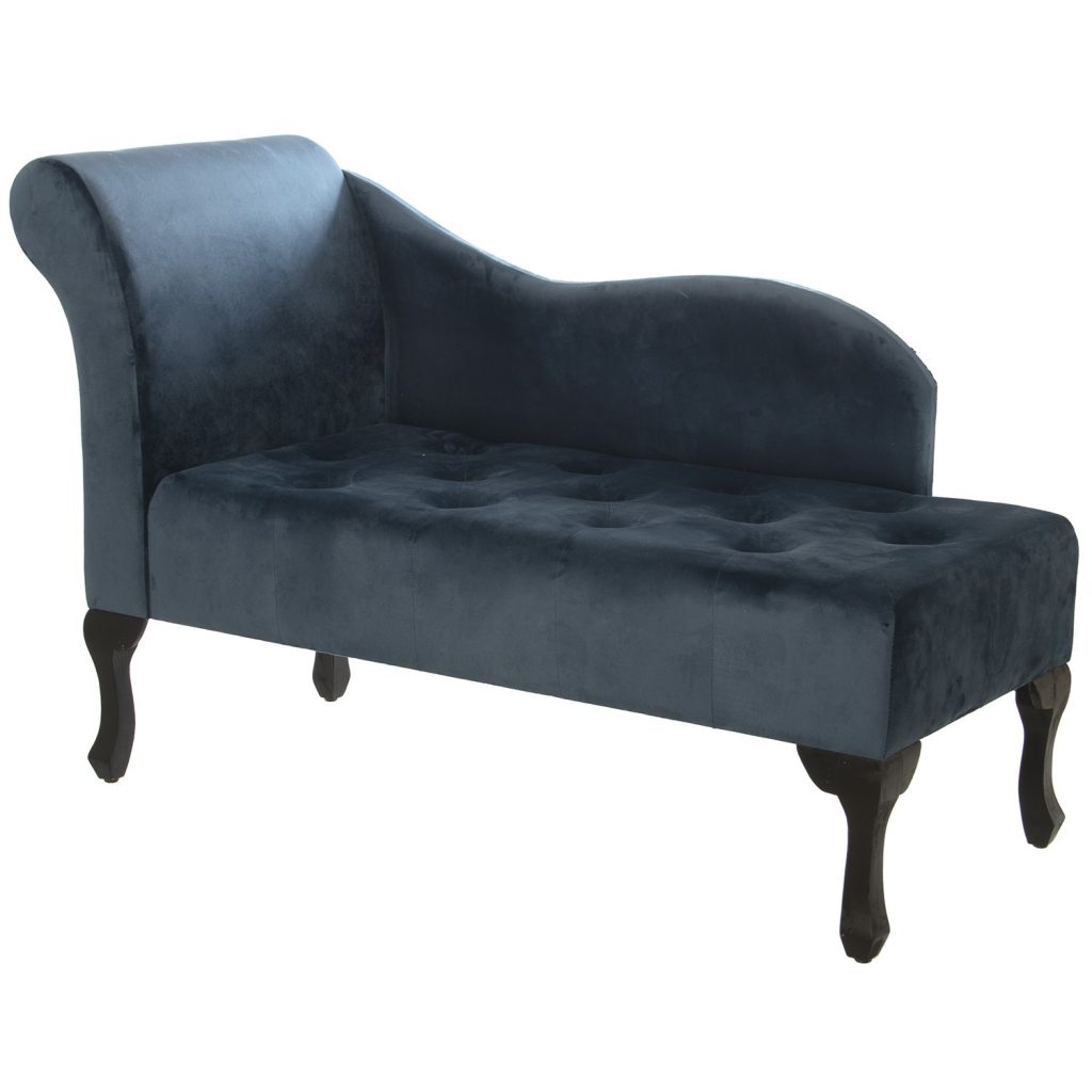 Divan estilo clasico vintage azul oscuro