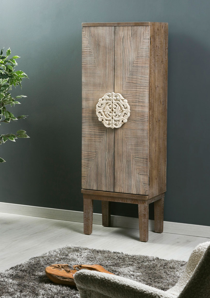 MUEBLES RUSTICOS ORIENTALES TALLADOS DECAPE BLANCO | Blog de artesania