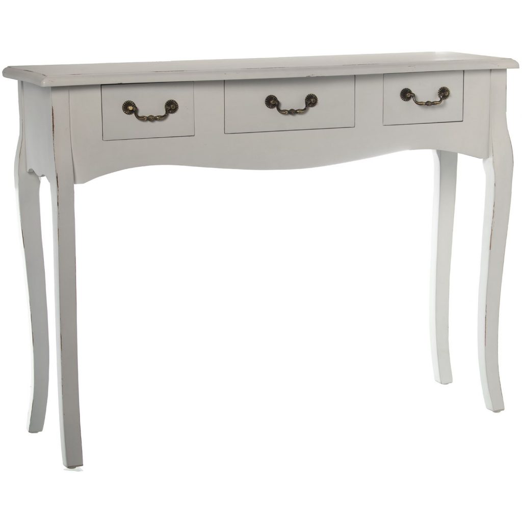 Mueble recibidor blanco clasico decape