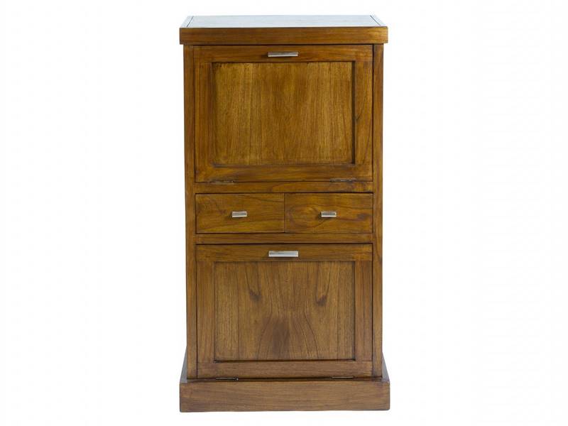 Mueble zapatero 2 puertas 1 cajon colonial