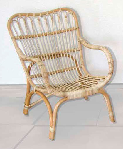 Sillon rattan actual natural