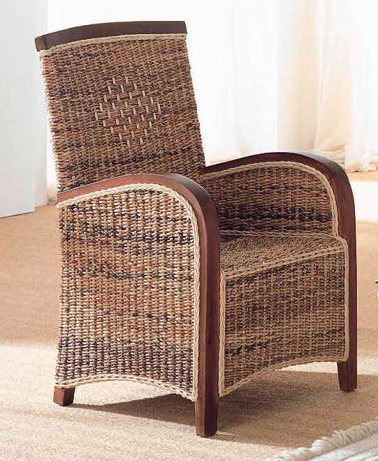 Butaca salon rattan abaca