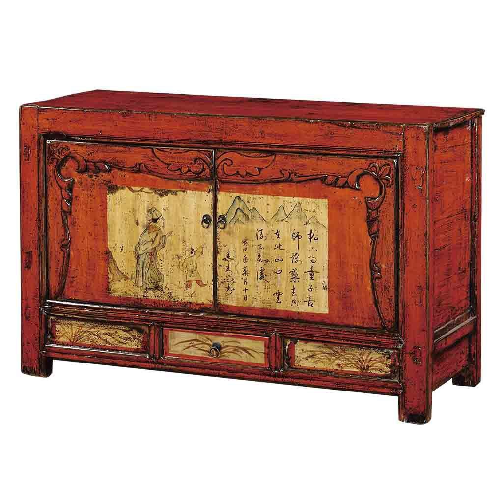 Mueble oriental 2 puertas chino