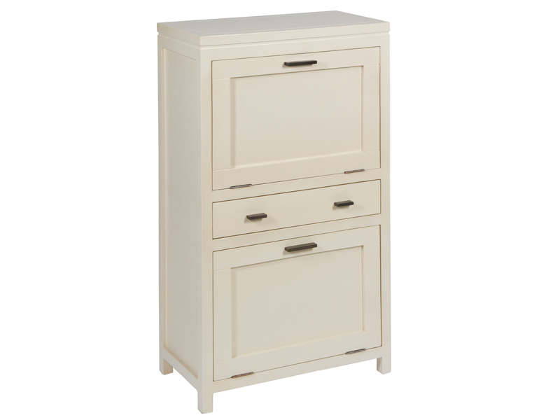 Mueble zapatero 2 puertas blanco