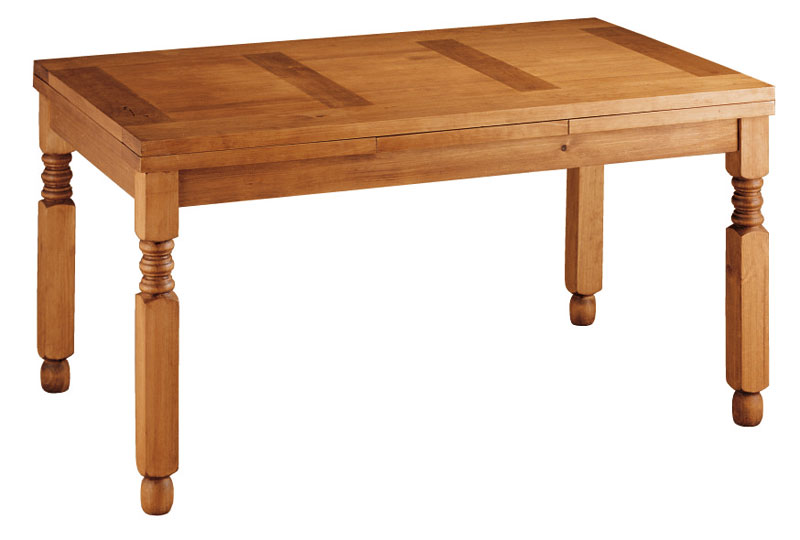 Mesa rustica extensible grande