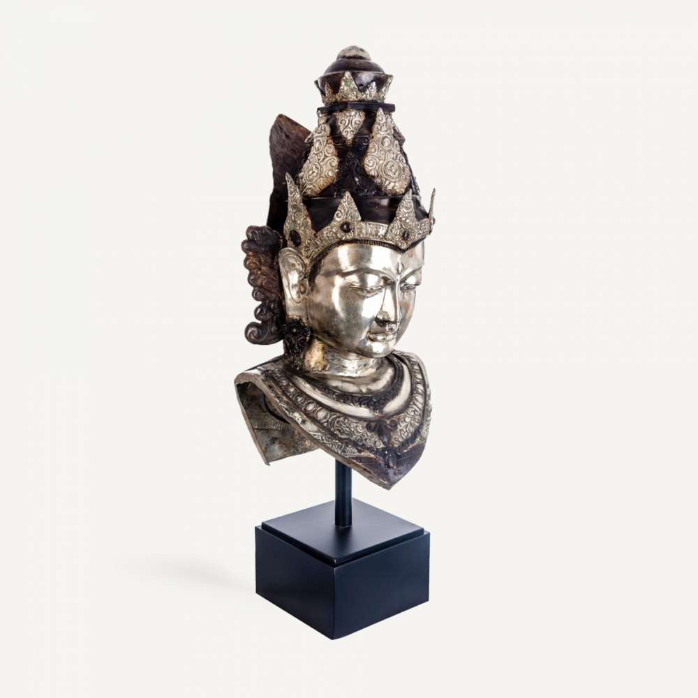 Figura de Busto Estilo Oriental metalica