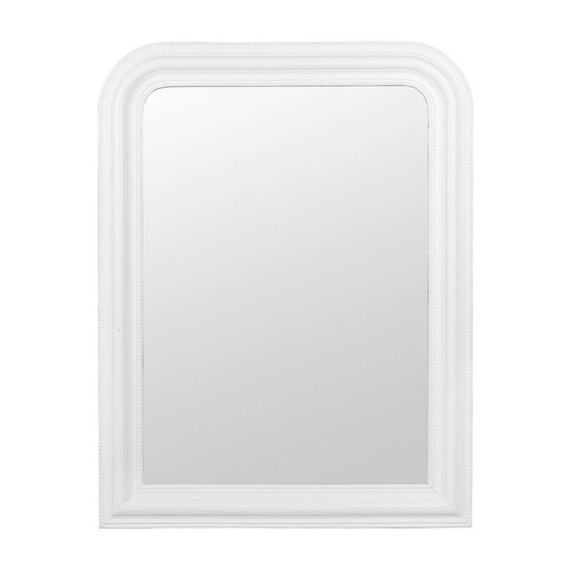 Espejo blanco estilo actual recibidor
