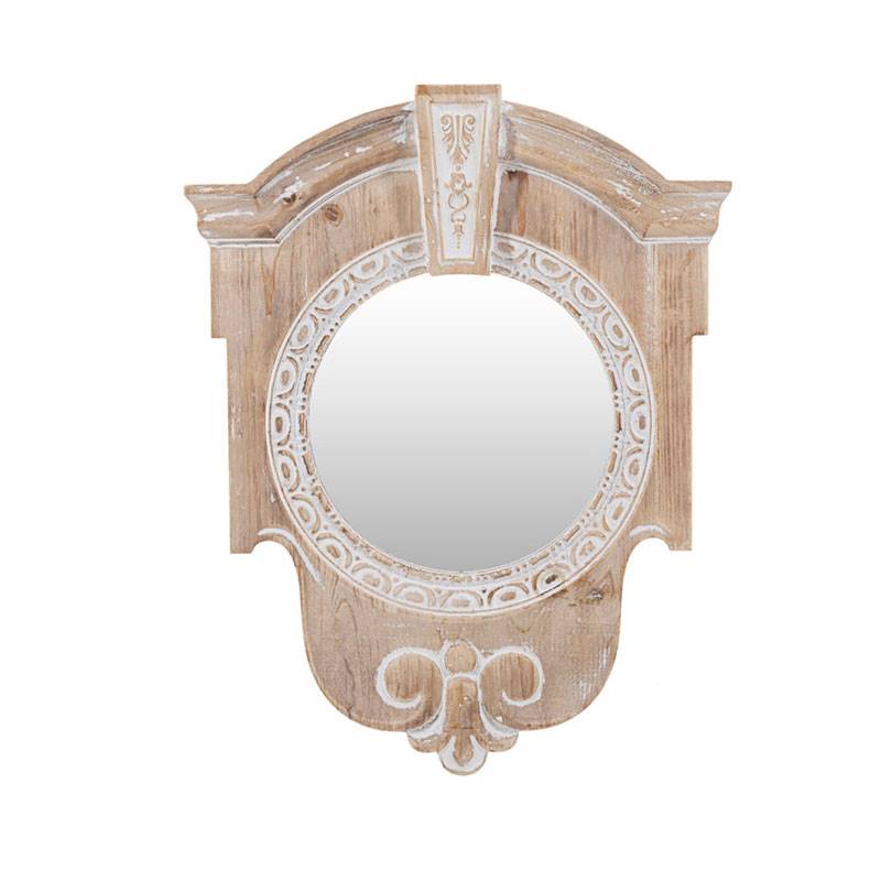 Espejo decoracion rustica actual blanco decape
