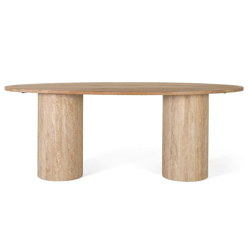 Mesa comedor marmol madera diseño original