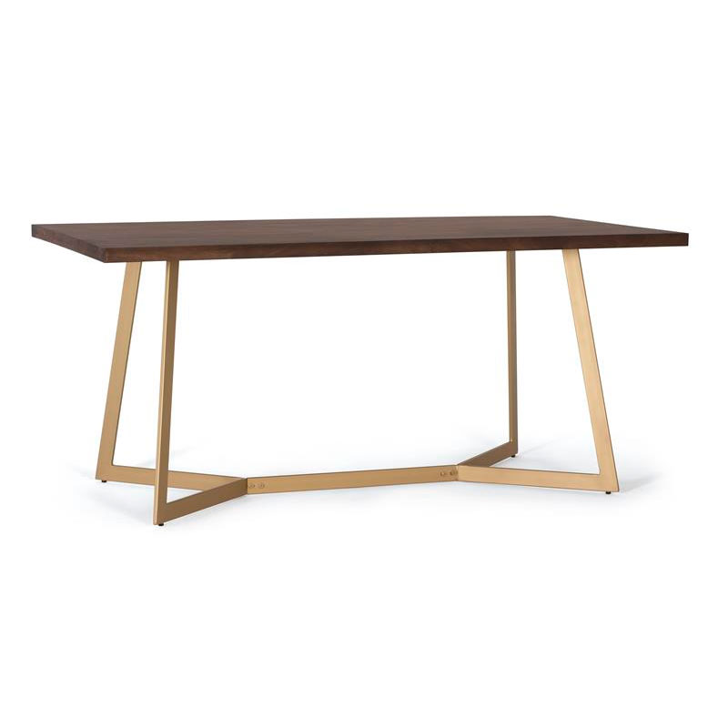 Mesa comedor grande madera metal estilo actual