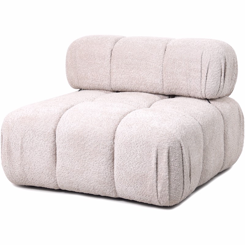 modulo sofa centra tapizado beige