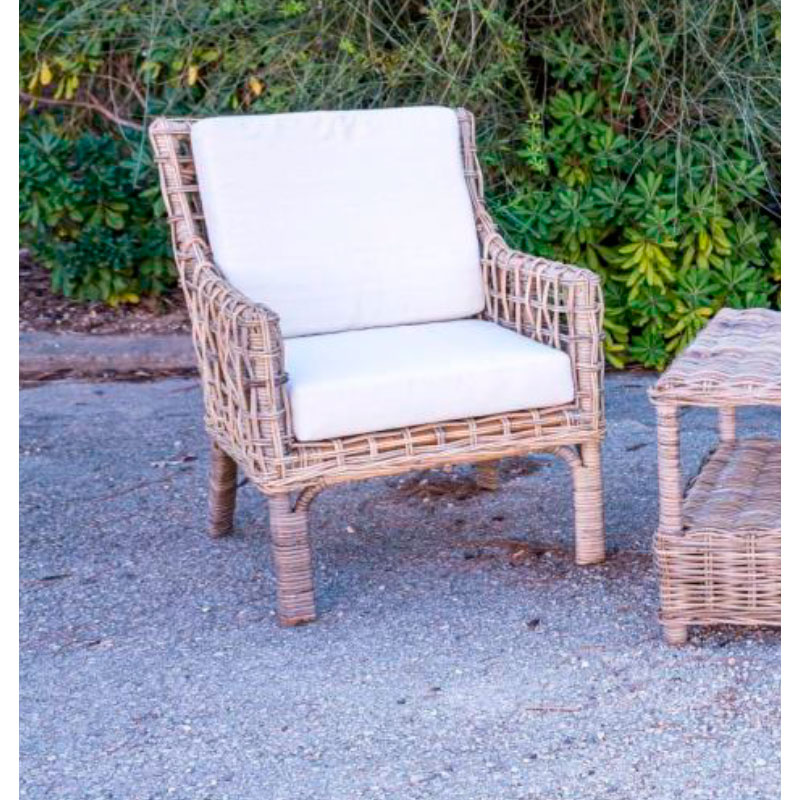 Butaca rattan terraza jardin