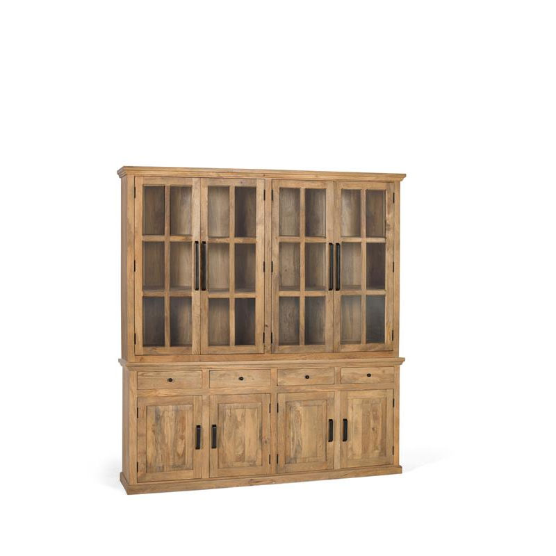Vitrina grande estilo rustica actual con aparador