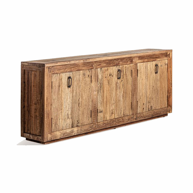Aparador estilo rustico actual madera maciza 4 puertas