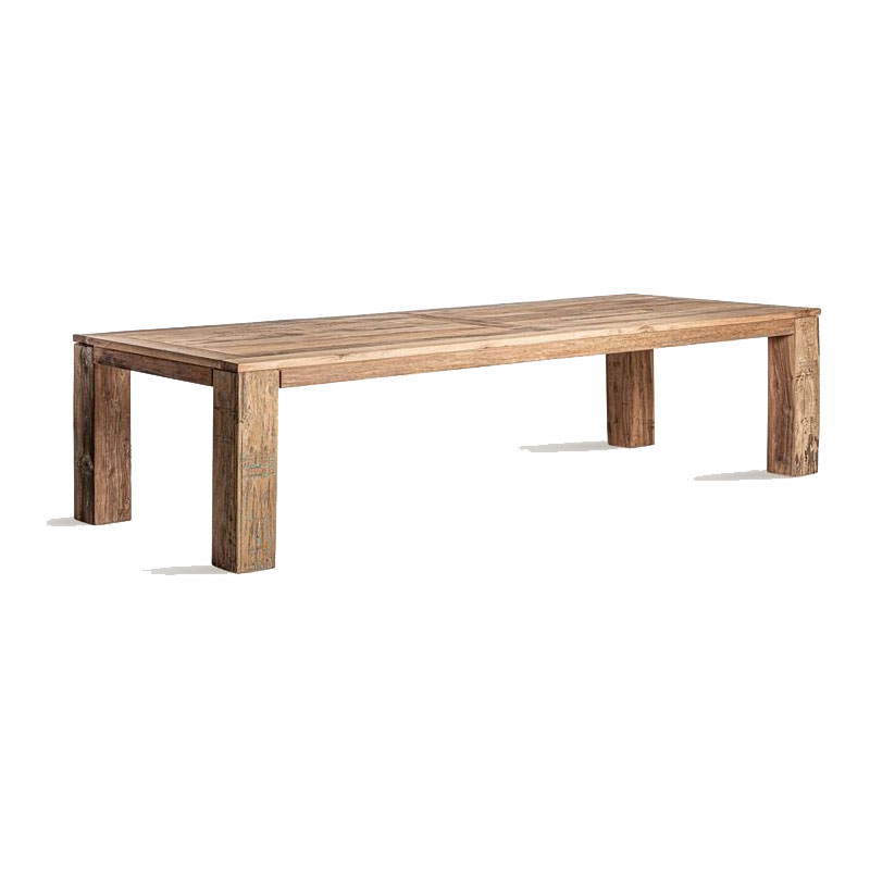 Mesa comedor grande rustica de 270 cm madera maciza