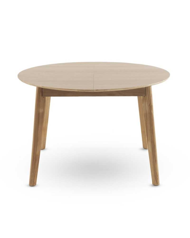 Mesa extensible redonda madera