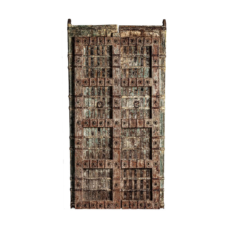 Puerta Rustica Decorativa Estilo Oriental Etnico tallada