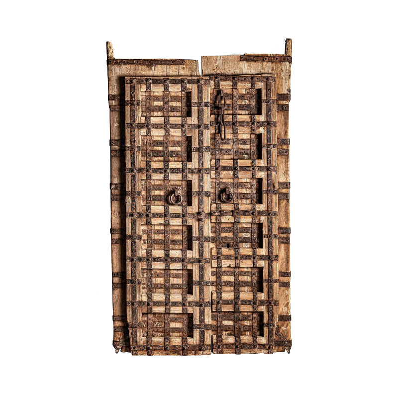 Puerta Rustica Decorativa Madera Metal diseño vintage
