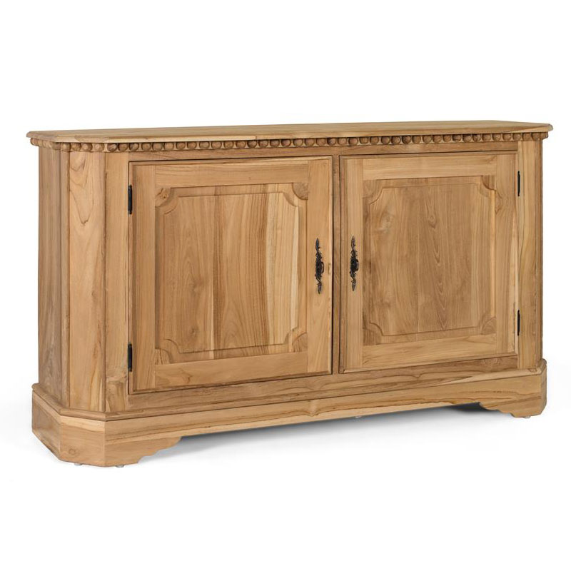 Aparador salon 2 puertas madera teca natural