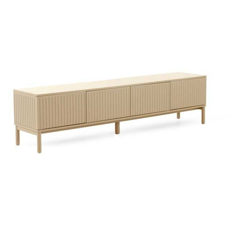 Mueble Televisión Actual 4 Puertas Beig